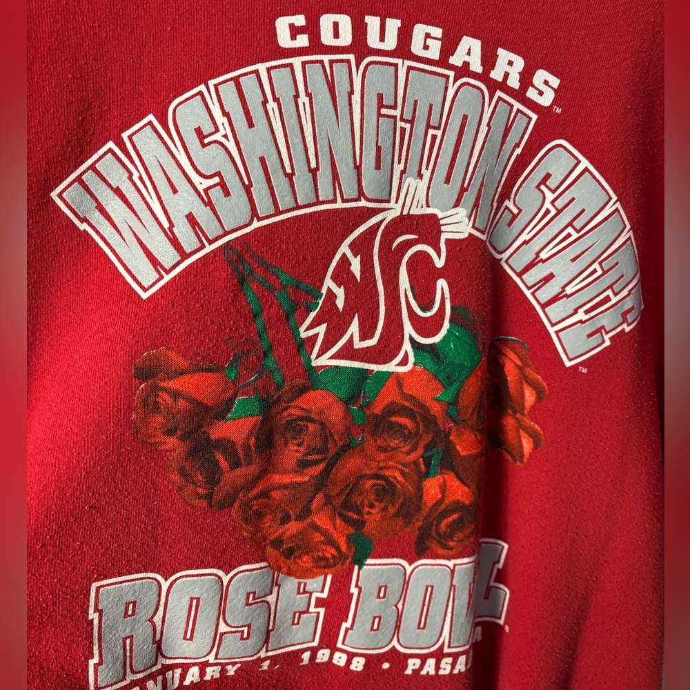 WSU Rose Bowl 1998 Crew Neck Sweatshirt - Picture 2 of 9